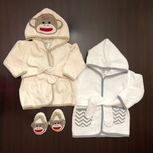 Bundle of Baby Robes & Slippers